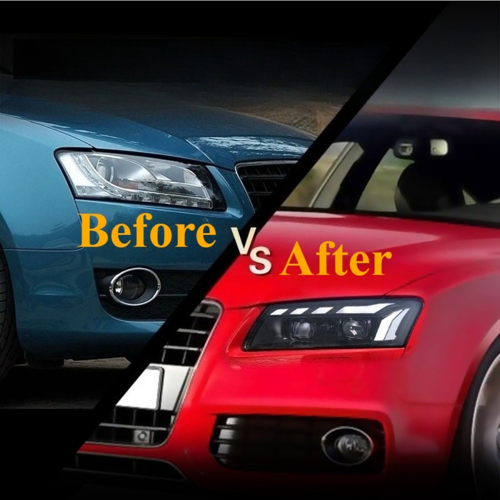 HETOP A5 B8 Headlights 2008-20 - огляд і ціна Running Headlamp Led