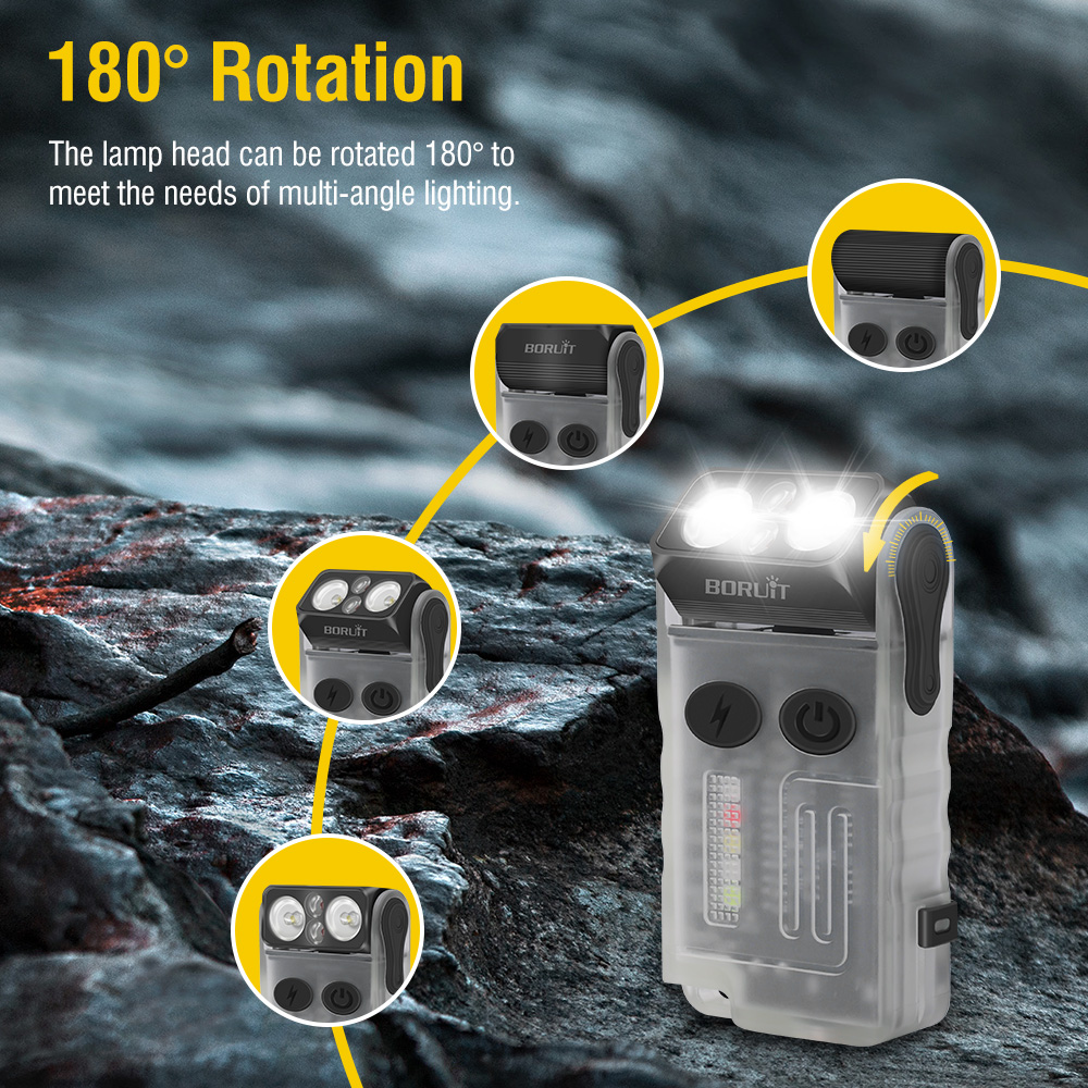 BORUiT V20 Fluorescence Buzzer - огляд і ціна Running Headlamp Led