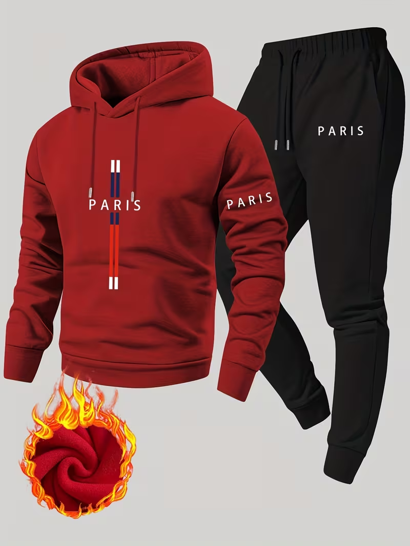 Men's Urban Casual Two-Piece S - огляд і ціна Running Gear In Winter