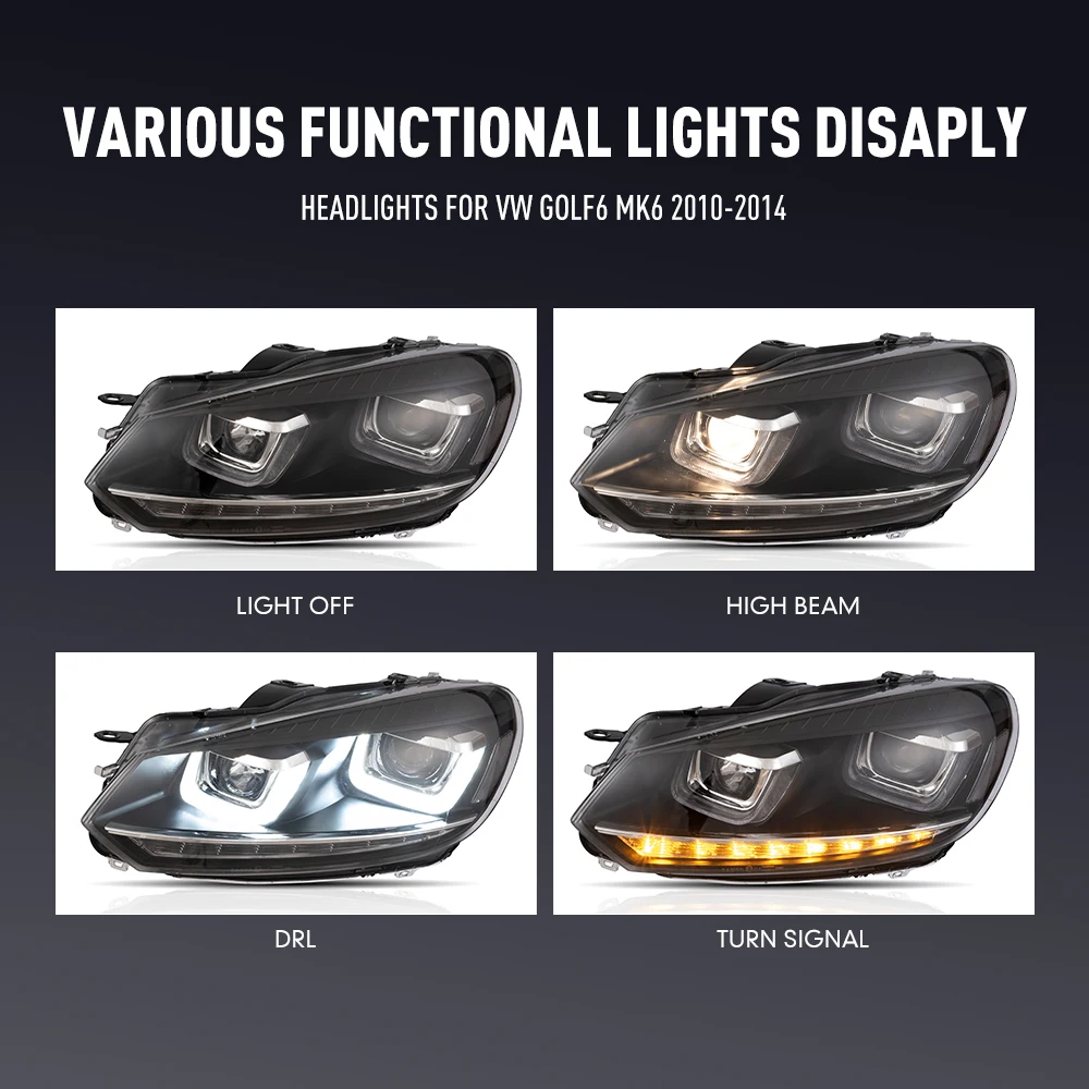 2PCs Car Styling Head Lamp for - огляд і ціна Running Headlamp Led