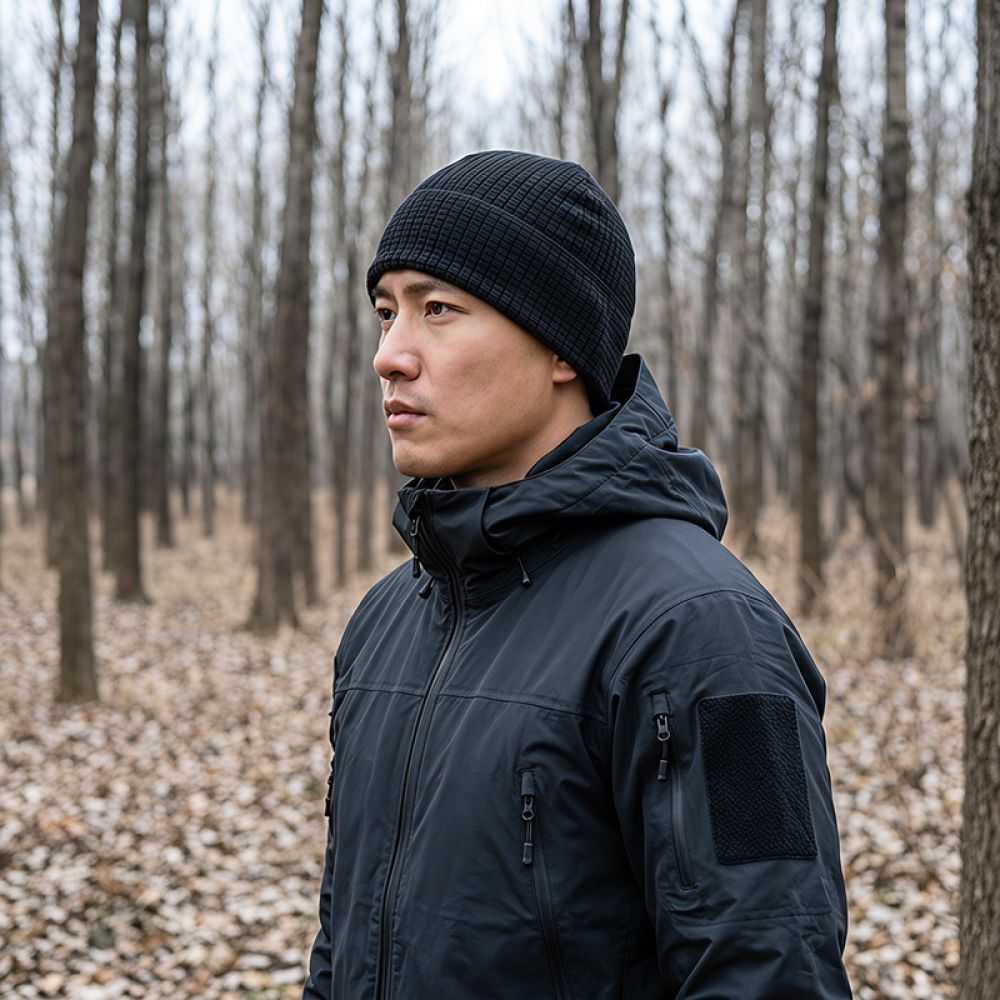 Mens Thick Fleece Beanie Hat W - огляд і ціна Running Gear In Winter