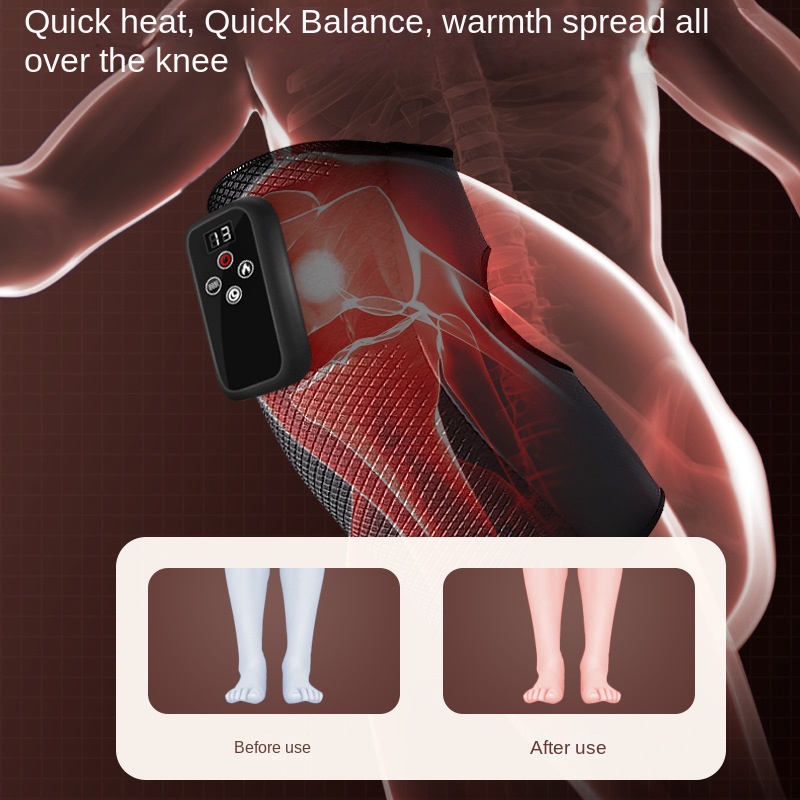 Heated and Vibration Leg Knee  - огляд і ціна Knee Support Brace